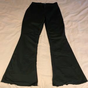 FashionNova black flared pants